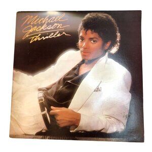 Michael Jackson Thriller Vinyl LP Record 1982 Epic Records Gatefold Album